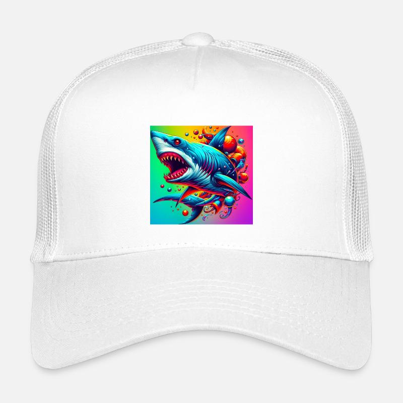 Hai - Kinder Trucker-Cap - Weiß