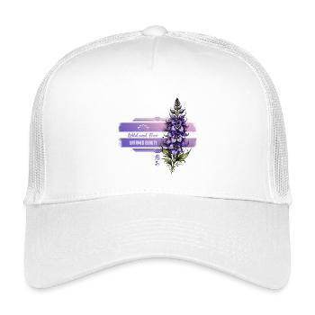 Bande de lupin sauvage Beauté indomptée - Casquette trucker enfant - blanc - Devant