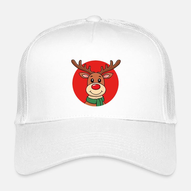 Reindeer Christmas Kids’ Trucker Cap
