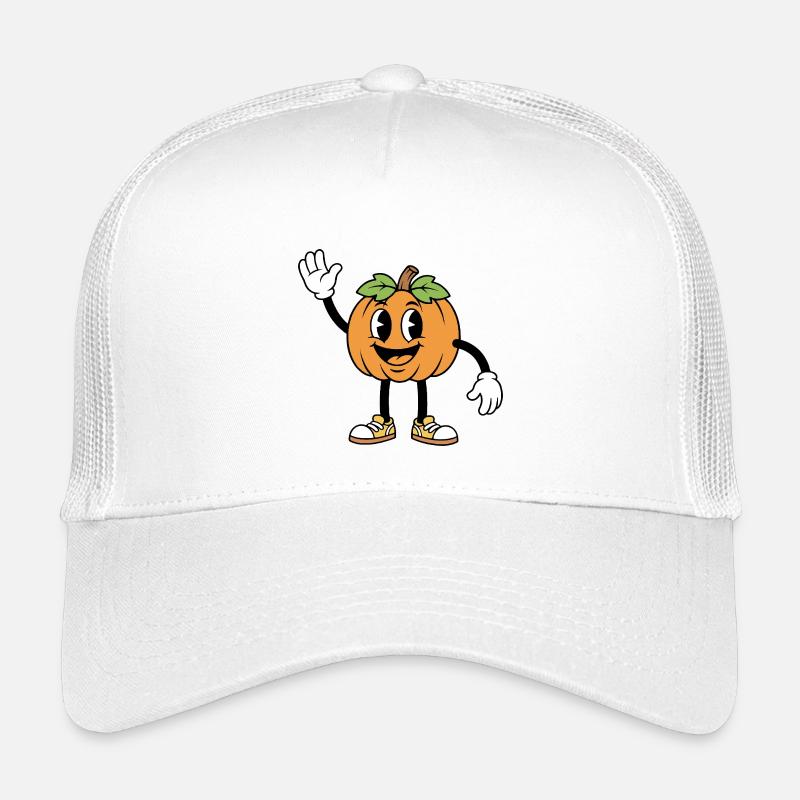 Halloween Pumpkin Cartoon Kids’ Trucker Cap