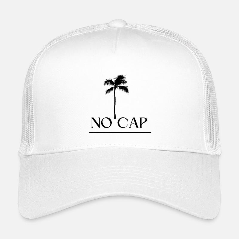 No Cap Design - Kinder Trucker-Cap - Weiß