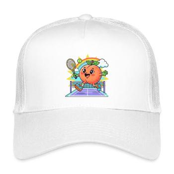Tennis pêche - Casquette trucker enfant - blanc - Devant