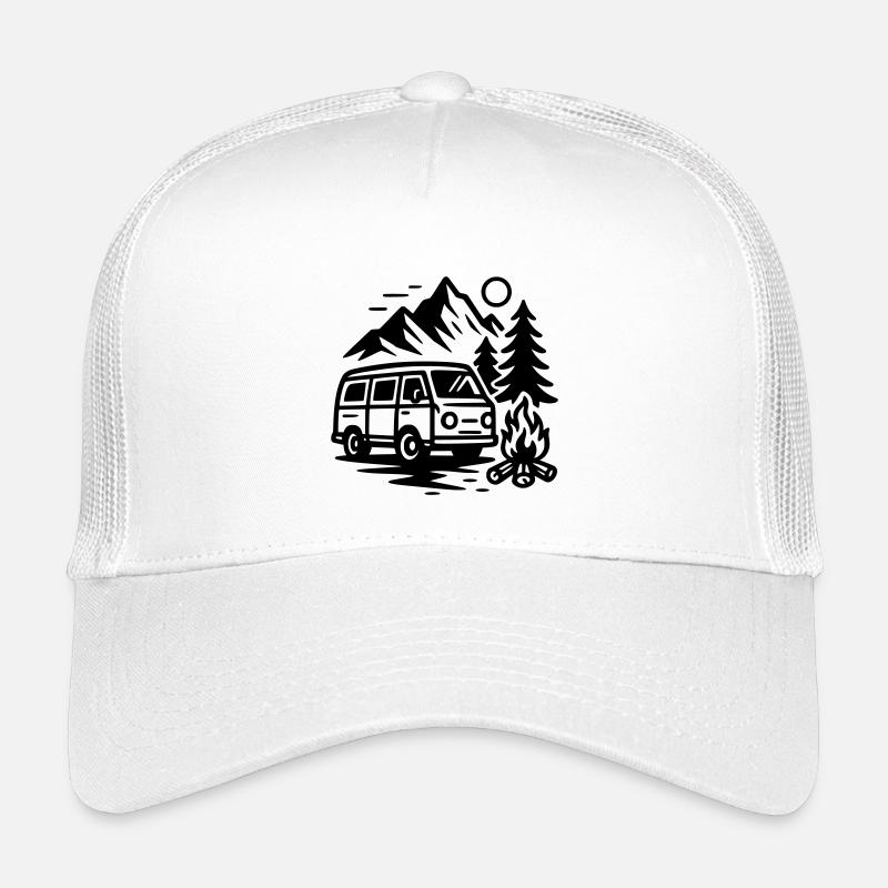 Campeur - Casquette trucker enfant - blanc