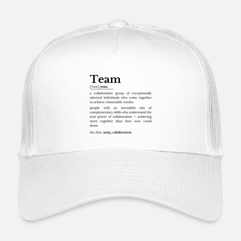 Team-Definition - Kinder Trucker-Cap - Weiß