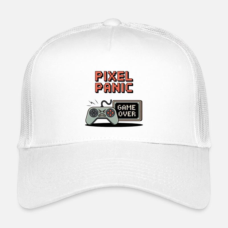 Pixel Panic – Game Over Rage Mode Kids’ Trucker Cap