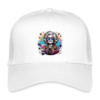 Oldie But Goldy Strong And Stylish - Kids’ Trucker Cap - white - Front