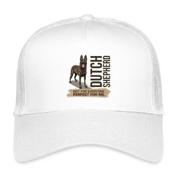 Berger hollandais - Dutchie - Casquette trucker enfant - blanc - Devant