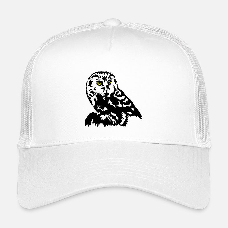 Steinkauz Eule Kinder Trucker-Cap