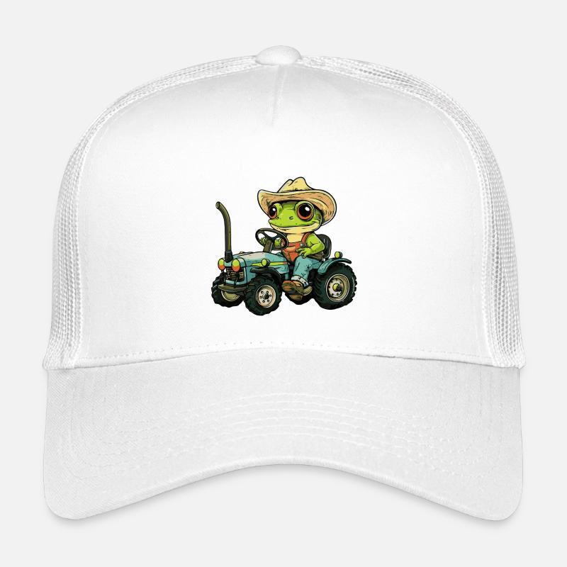 Éleveur de tracteurs grenouilles Casquette trucker enfant