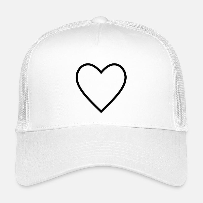 Herz Lineart Kinder Trucker-Cap