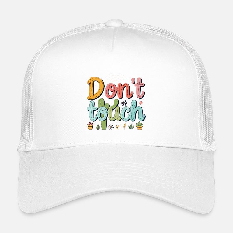 Dont touch cactus design Casquette trucker enfant