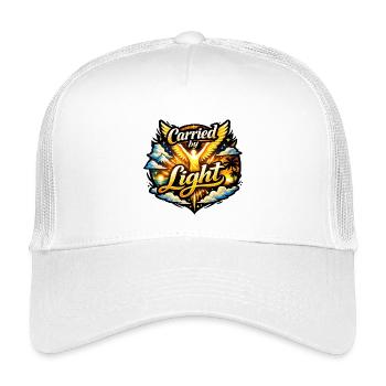 Vom Licht getragen - Kinder Trucker-Cap - Weiß - Vorne
