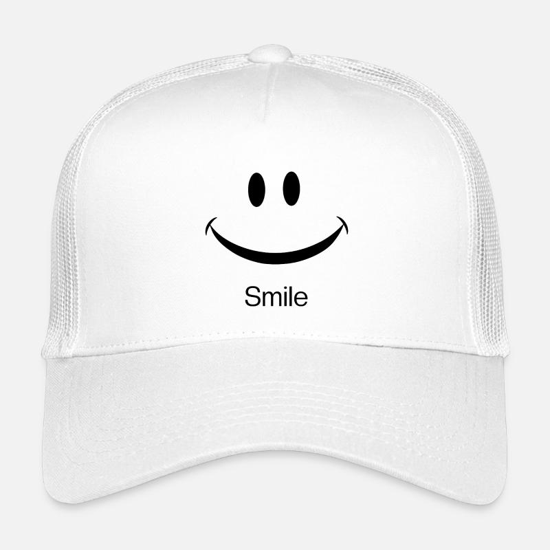 Minimalistische Augenpaar - Kinder Trucker-Cap - Weiß