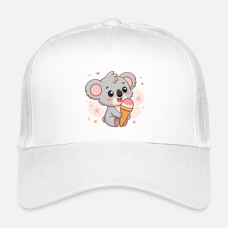 Eiskalte Koala-Kawaii-Sommer Kinder Trucker-Cap