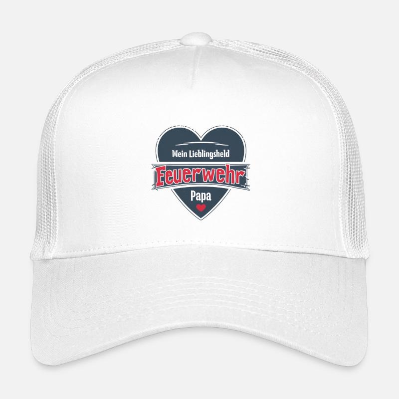 Papa pompier : mon cadeau de héros préféré Casquette trucker enfant