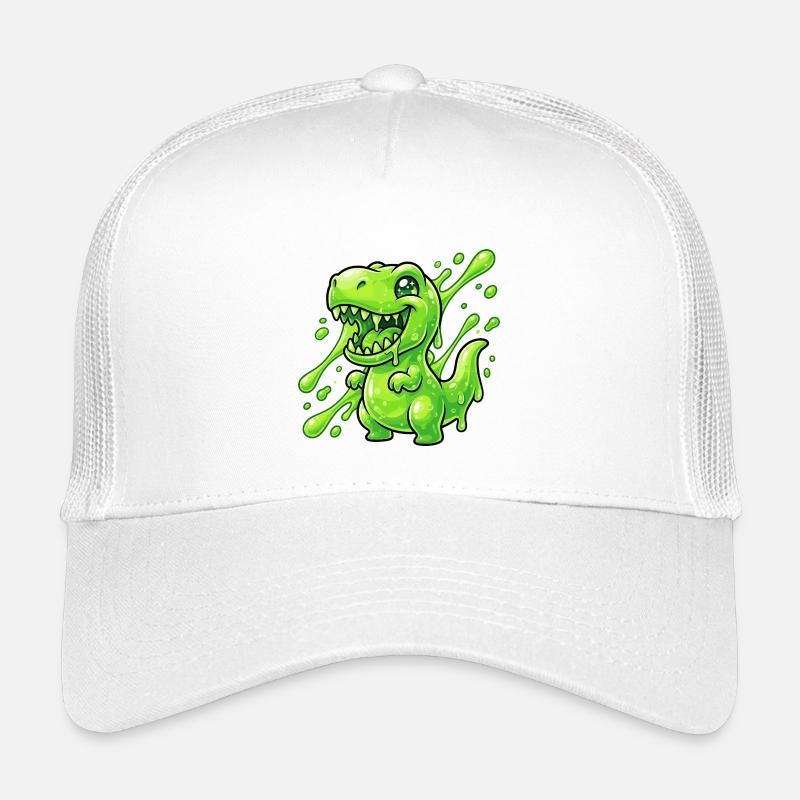 Dino vert blob Casquette trucker enfant