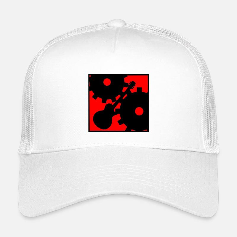 Rock against the Machine - Kinder Trucker-Cap - Weiß