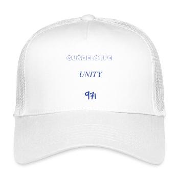 Guadeloupe - Kinder Trucker-Cap - Weiß - Vorne