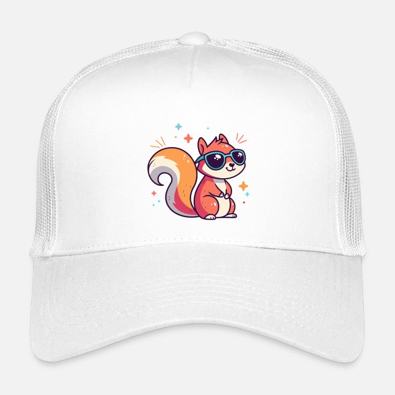 Écureuil chic lunettes soleil Casquette trucker enfant