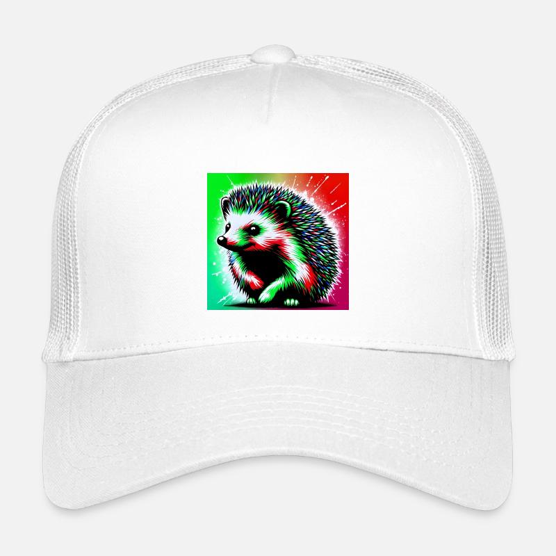 hedgehog - Kids’ Trucker Cap - white