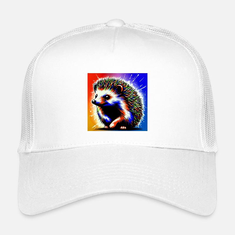 hedgehog - Kids’ Trucker Cap - white