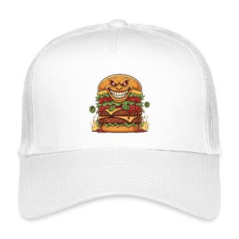 Flameburg Demon - Kids’ Trucker Cap - white - Front