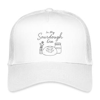 Backen Bäckerin Sauerteig In My Sourdough Era - Kinder Trucker-Cap - Weiß - Vorne