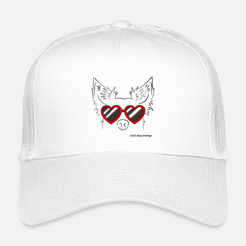 cool dog energy - Kinder Trucker-Cap - Weiß