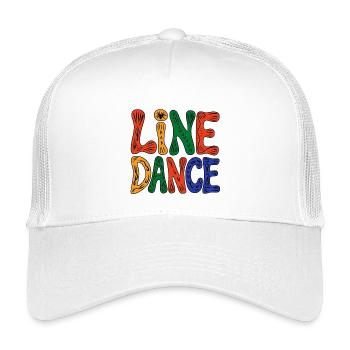 Ambiances de danse en ligne - Casquette trucker enfant - blanc - Devant