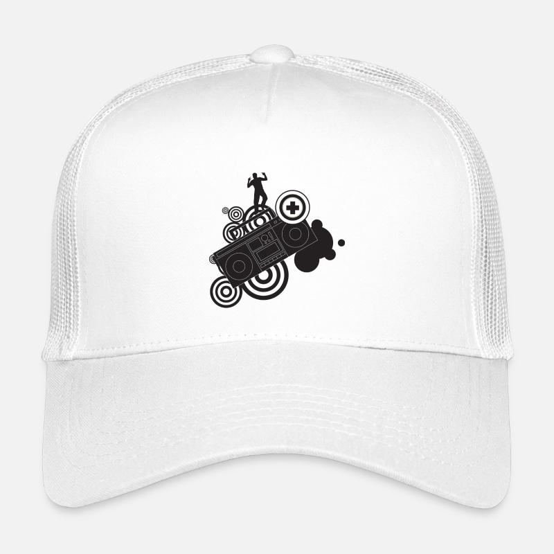 Hip Hop and Funky - Kinder Trucker-Cap - Weiß