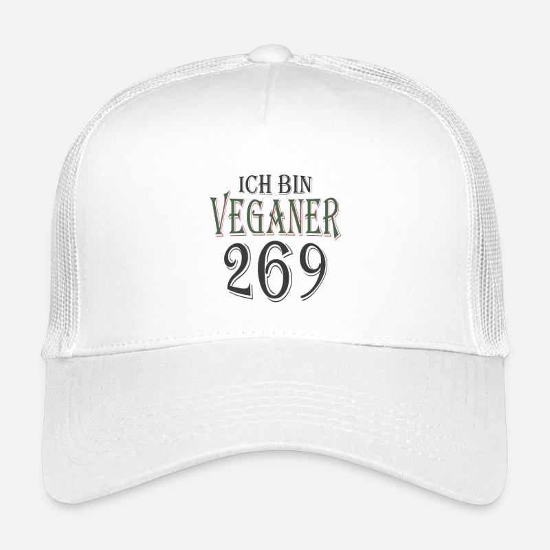 Veganer 269 - Kinder Trucker-Cap - Weiß