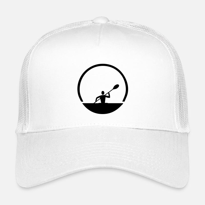 Kanu Emblem - Kinder Trucker-Cap - Weiß