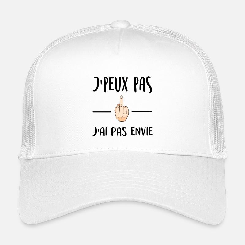 Ich kann nicht, ich will nicht - Kinder Trucker-Cap - Weiß