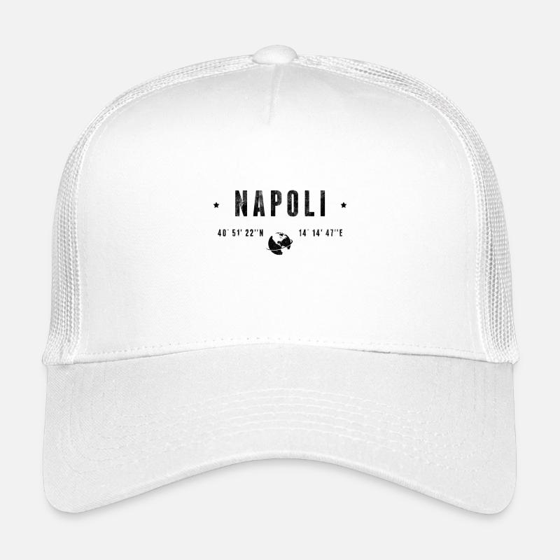 Napoli - Kinder Trucker-Cap - Weiß