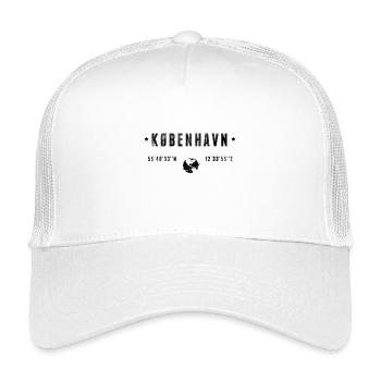 Kobenhavn - Kids’ Trucker Cap - white - Front