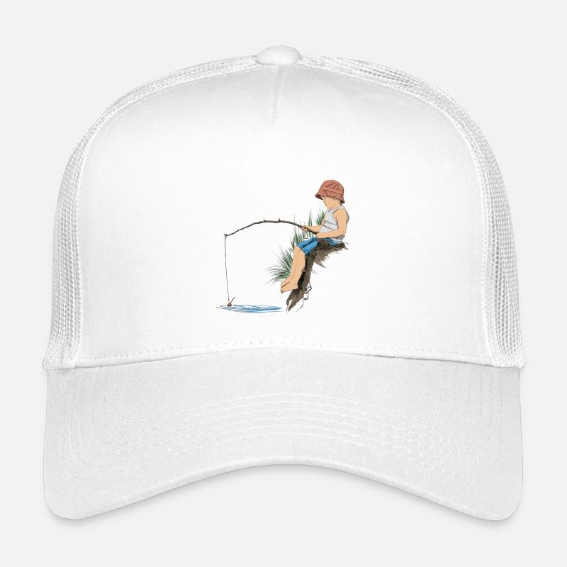 Angler - Kinder Trucker-Cap - Weiß
