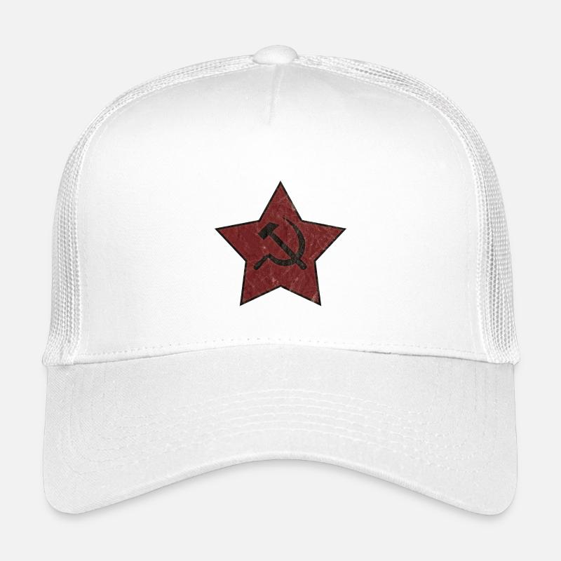 Roter Stern mit Hammer und Sichel Kinder Trucker-Cap