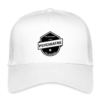 Psychiatre Superhéros Badge - Casquette trucker enfant - blanc - Devant