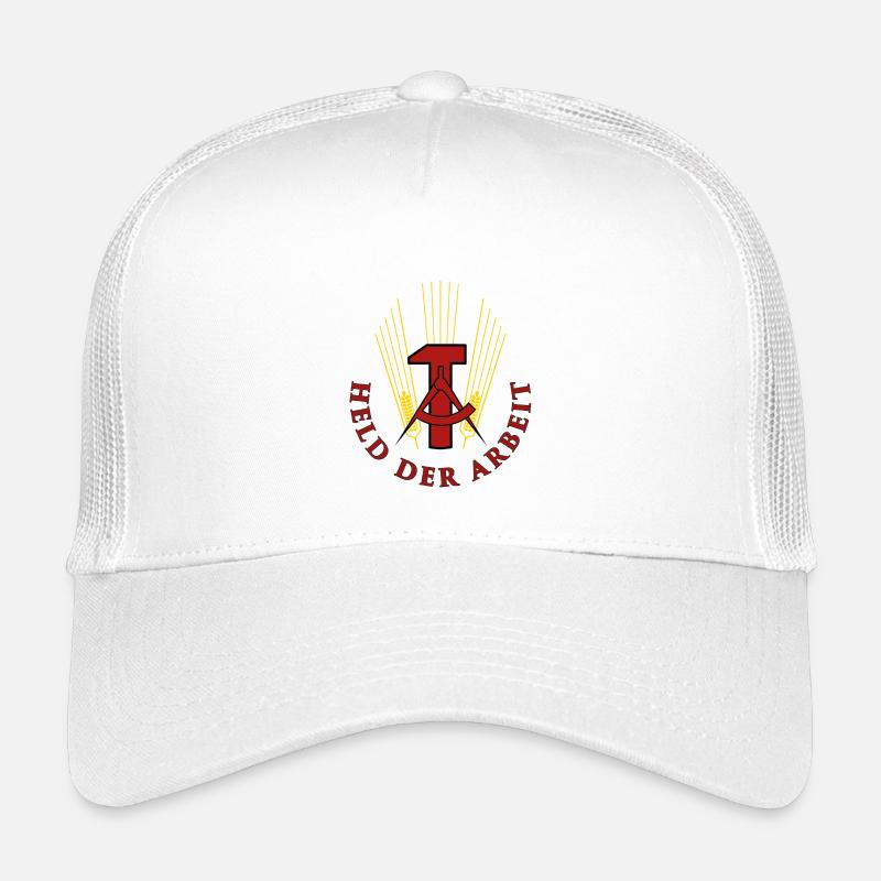 Held der Arbeit - Kinder Trucker-Cap - Weiß