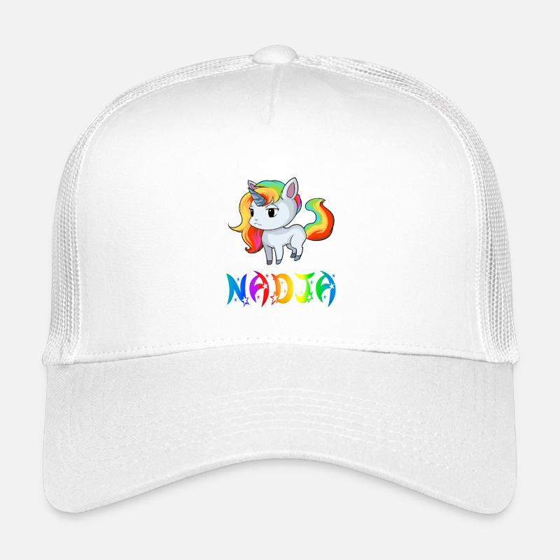 Nadja Einhorn - Kinder Trucker-Cap - Weiß