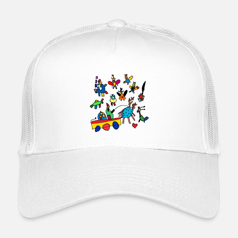 kidsworld - Kinder Trucker-Cap - Weiß
