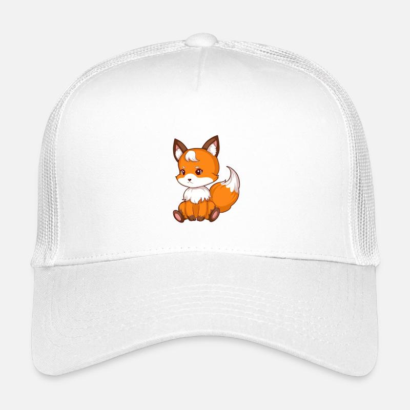 Süsser sitzender Fuchs Kinder Trucker-Cap