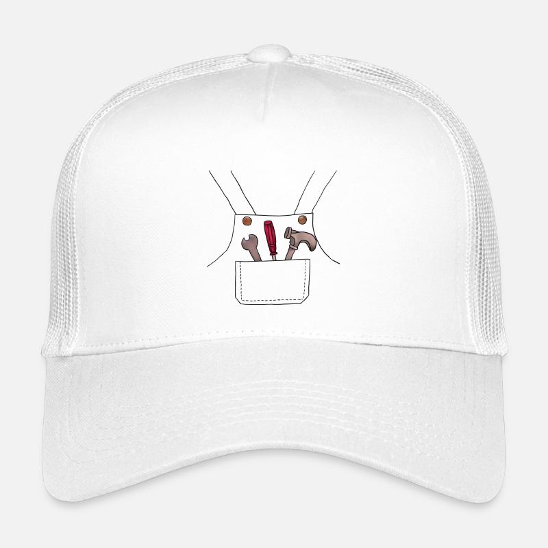 Handwerker - Kinder Trucker-Cap - Weiß