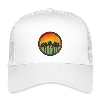 Pines on a dune - Kids’ Trucker Cap - white - Front