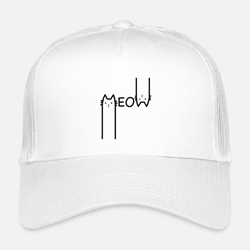 Katze - Kinder Trucker-Cap - Weiß