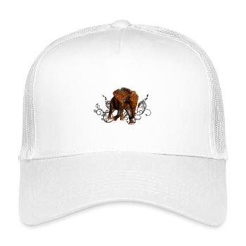 Atemberaubender Steampunk-Elefant - Kinder Trucker-Cap - Weiß - Vorne
