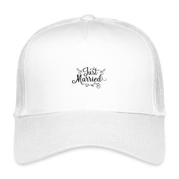 Just Married - Kinder Trucker-Cap - Weiß - Vorne