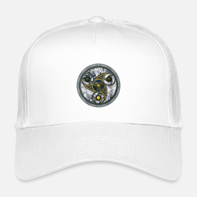 Machine de voyage de conscience, géométrie sacrée Casquette trucker enfant