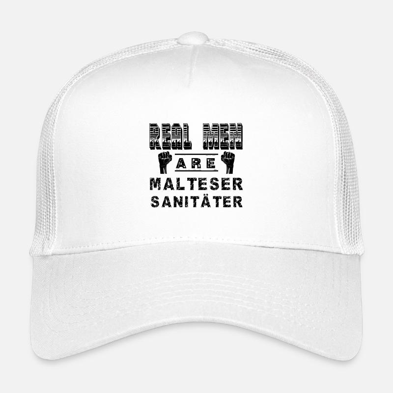 ECHTE Kerle sind Malteser und Sanitaeter Kinder Trucker-Cap