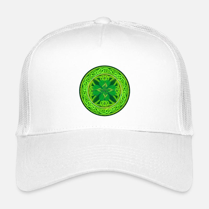 Kleeblatt mit vier Keltischen Blättern Kinder Trucker-Cap